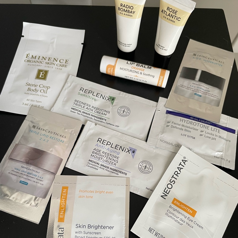 Skincare and Lip Care Sample Kit